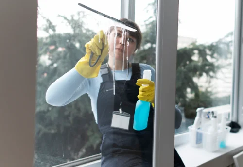 Nettoyage de vitres intérieures et extérieures à Salles-d'Angles
